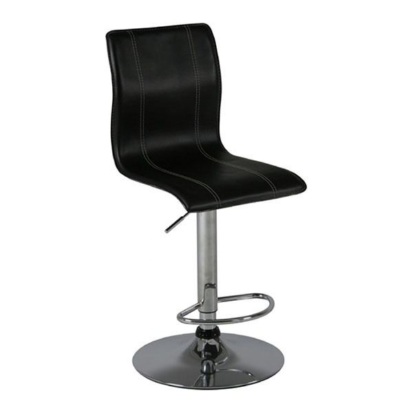 不二貿易 H-1012BK ブラック スタイル ハイ [カウンターチェアー] メーカー直送