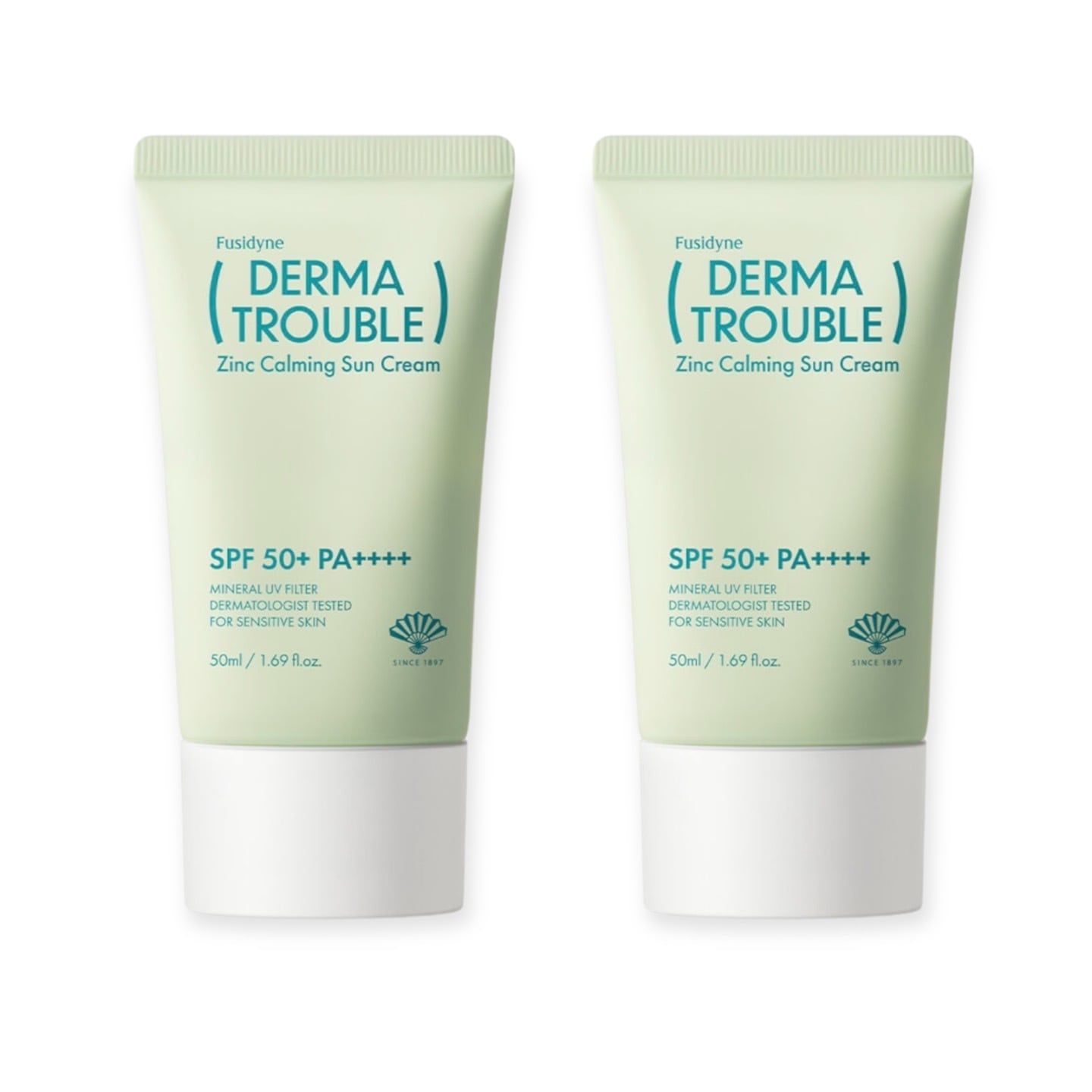 ダーマ トラブル ジンク カーミング 日焼け止め 50ml 1 + 1
