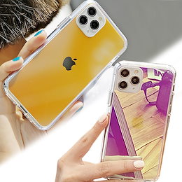 Galaxy S20plusケース ギャラクシーS20プラス オーロラ ハーフミラー バンパー レインボー きれい 韓国 スマホケース 色が変わる 半透明