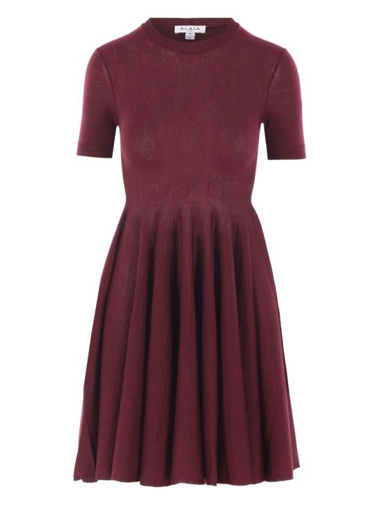 ALAIA Women Short Skirts AA9R2700M922B 413 Bordeaux
