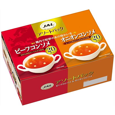 他サイト： JALスープ 明治 アソートパック 40袋入の商品画像