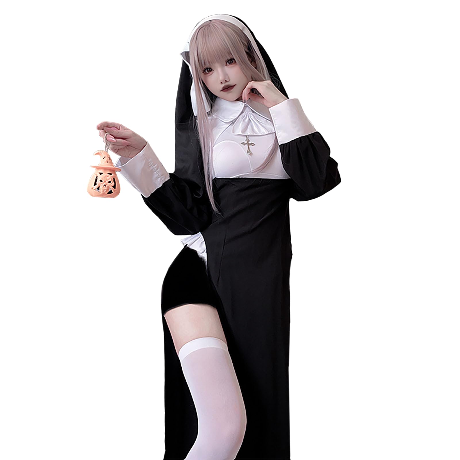 ハロウィン コスプレ レディース 仮装 シスター 修道女 セクシー 46823