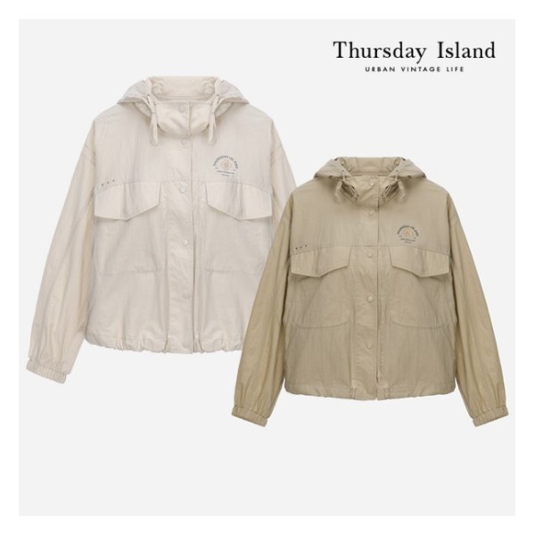 Thursday Island フードクロップジャンパー(T224MJP301W) 13,030円