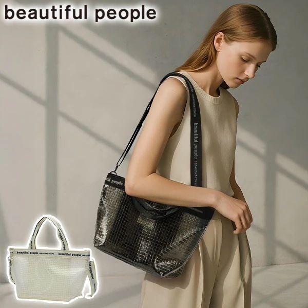 トート レディース 小さめ 軽量 ショルダー 斜めがけ クリア かわいい 2WAY A5 日本製 plaid vinyl logo tape bag M 1515611970