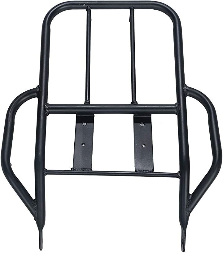 ホンダ用 リア キャリア XR250 XR400 BAJA MD30 バハ 社外品 バイク カスタム パーツ(ブラック)