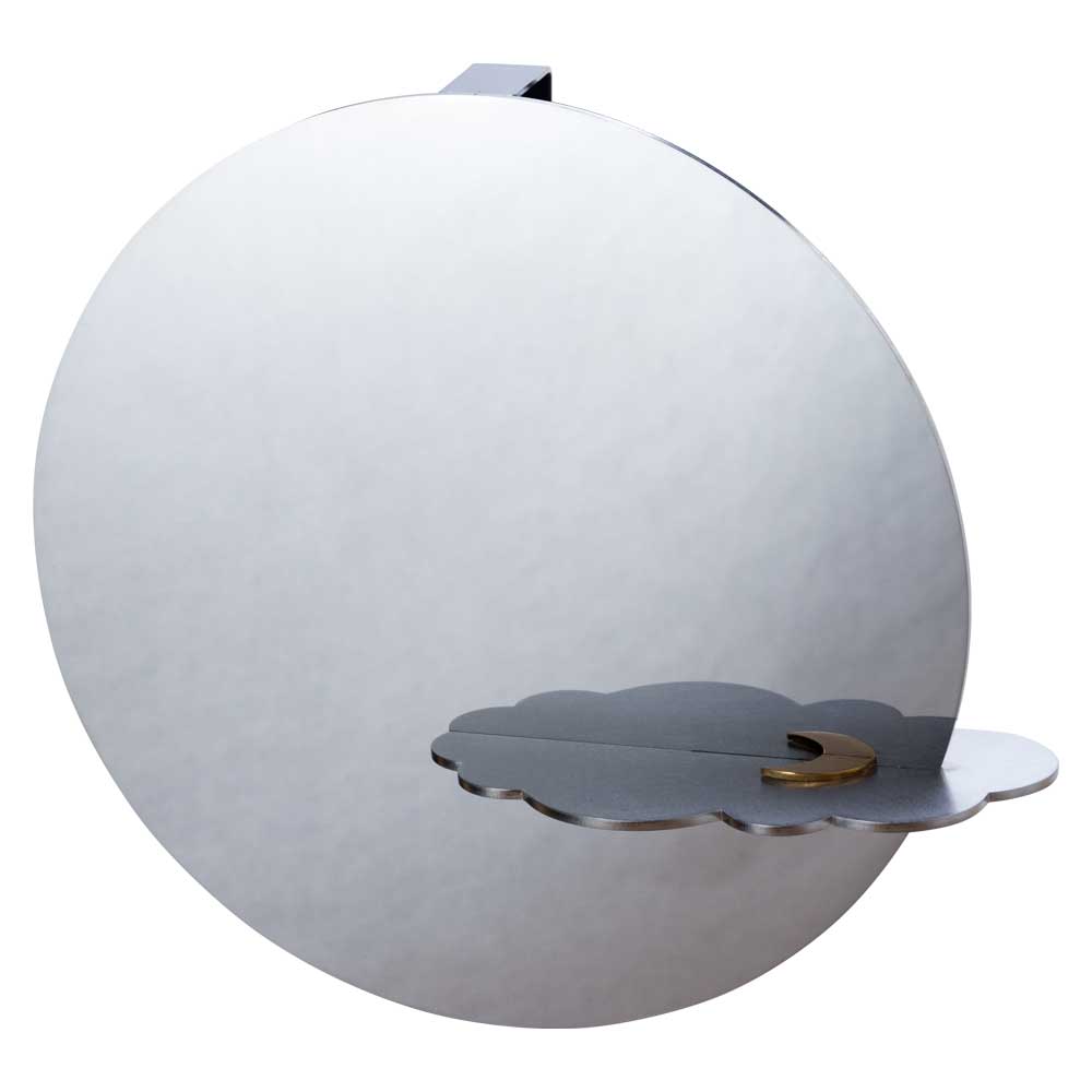 空の鏡 大 ウォールミラー ステンレス製 壁掛けミラー 割れない かねよし インテリア 日本製