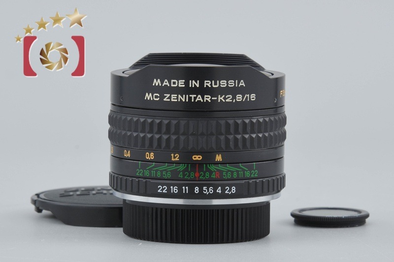 ZENIT ゼニット MC Zenitar-K 16mm f/2.8 Fisheye ペンタックスKマウント