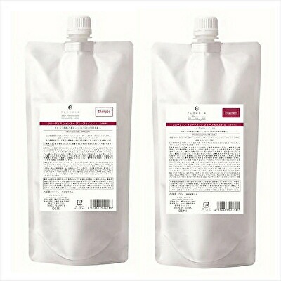 【詰替え2点セット】DEMI フローディア ディープモイスト シャンプー 450ml + トリートメント 450g 詰替え サロン ダメージケア BC-T Z-2