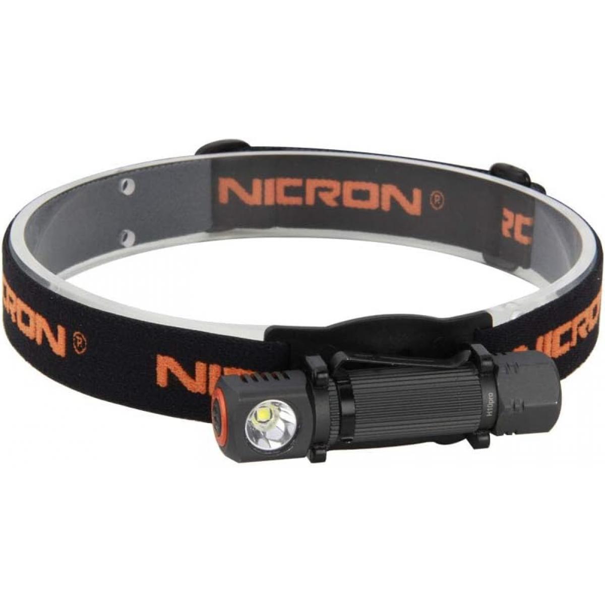 ニクロン Nicron 脱着式 LEDヘッドライト 430LM 充電式/乾電池式 明るさ2段階 H10RPro 点滅 最大450ルーメン 手持ち ライト