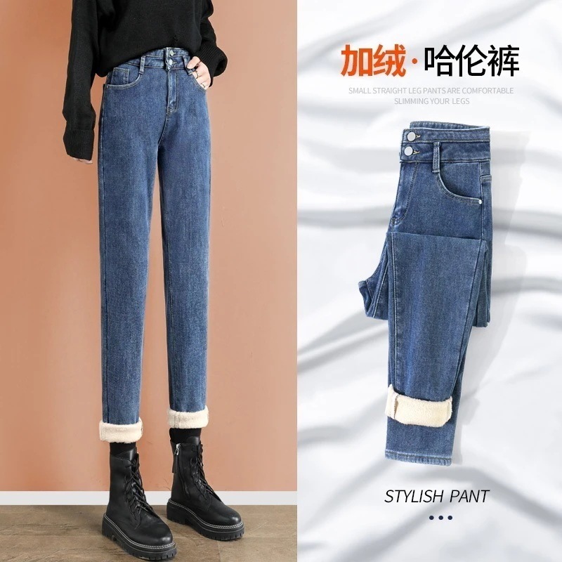 ジーンズ女性新しい爆発モデル女性のズボンは薄いレトロHarulnの子供たち