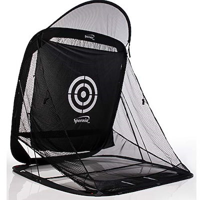 他サイト： 色：黒 サイズ：Medium ゴルフネット 【安心の20年実績 Spornia】 自宅でドライバーやの商品画像