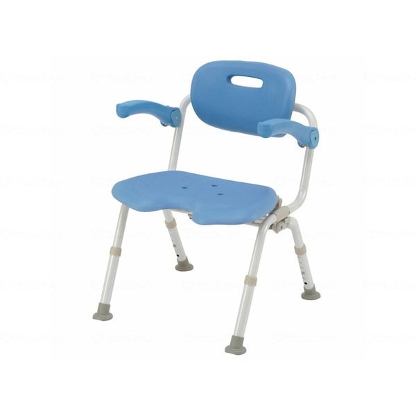 パナソニックエイジフリー シャワーチェア ユクリア ワイドSPおりたたみN ブルー U型 PN-L41621A メーカー直送