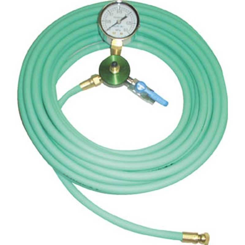 カンツール　エアホース10m 圧力計付　HT10T