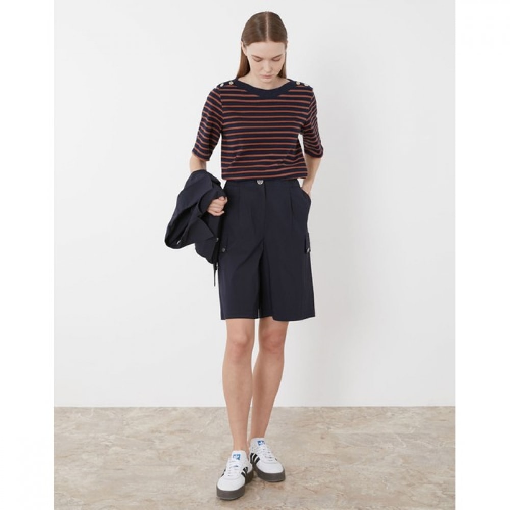 [オリビアローレン] ワンタックワイドショーツ_VVCDS3M4381