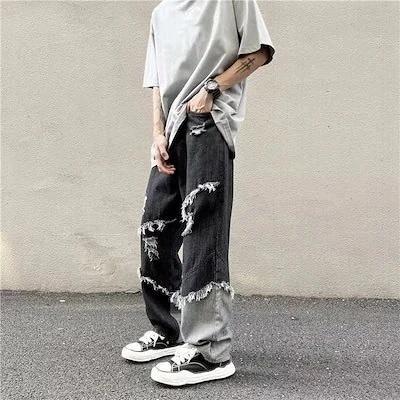 を1枚プレゼントかっこいい！スラックスパンツ ワイドパンツ スキニーパンツ デニムボトムス 脚長効果！スキニーデニムパンツ ワイドパンツ人気スラックスパンツかっこいい！スラックスパンツワイドレッグ