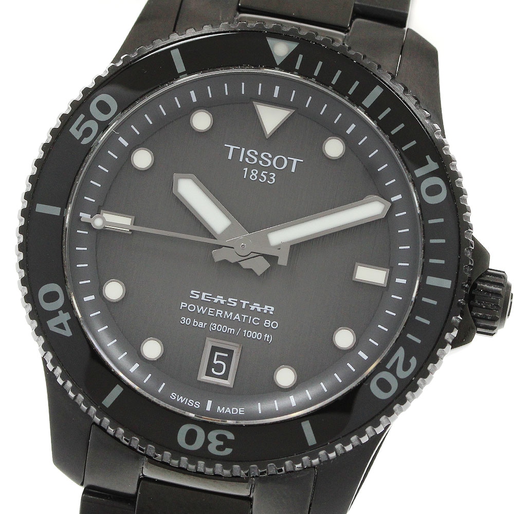 ティソ TISSOT T120.807.33.051.00 シースター1000 デイト 自動巻き メンズ 良品 _947475【中古】