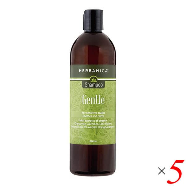 HERBANICA（ハーバニカ） シャンプー ジェントル 500ml 5本セット