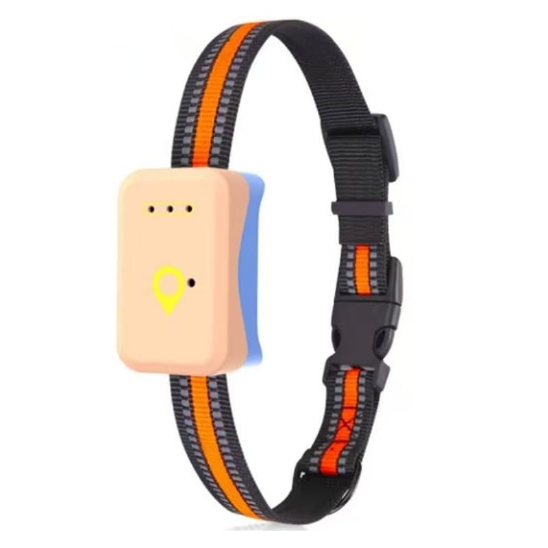 GPS ペットトラッカー首輪アクティビティモニター防水充電式 - 携帯電話ネットワーク不要犬猫ペット小さくて履きにくいあなたのペットを自由に走らせることができます (ペットロケーター)