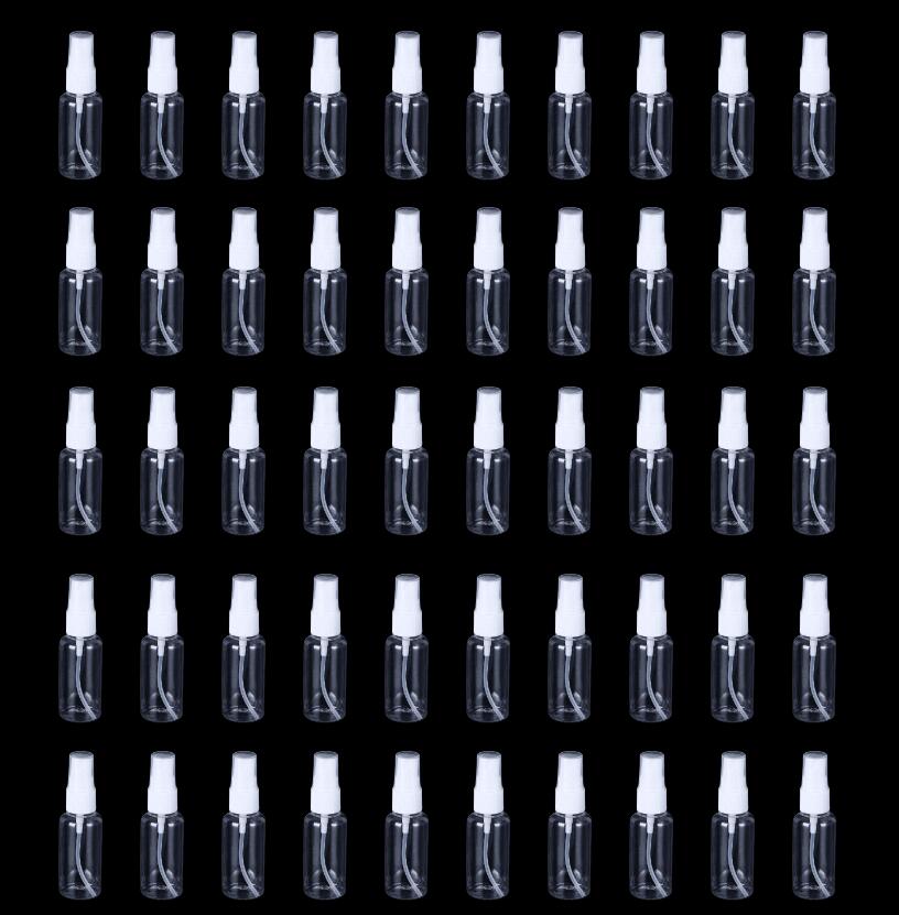 【50個セット】空のスプレーボトル 小分け用 マルチパーパス 詰め替え可能 携帯便利 防漏れ 透明 業務用 旅行&収納に最適 400ml