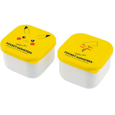 他サイト： MO2WAG ピカチュウ フェイス お弁当 ミニ容器 2個組 160ml 抗菌加工 ポケモンの商品画像