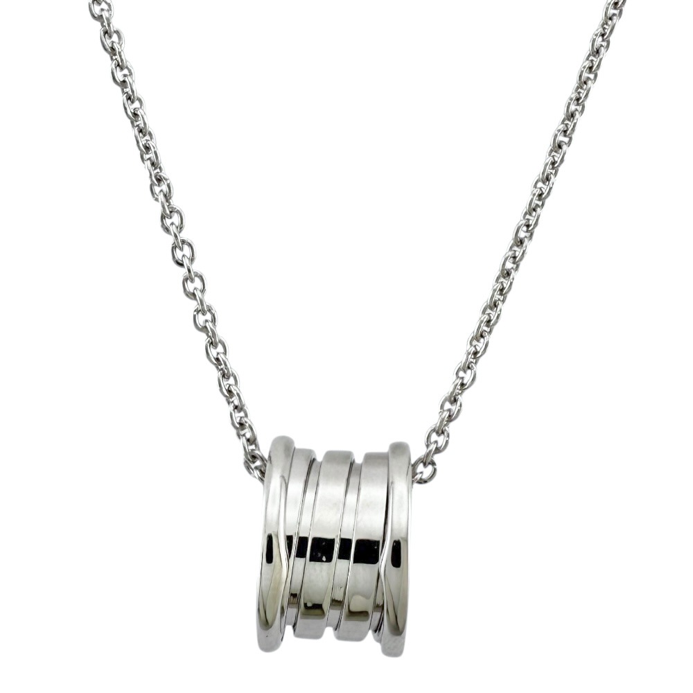 ブルガリ B-zero ネックレス 18金 K18ホワイトゴールド BVLGARI 中古 美品