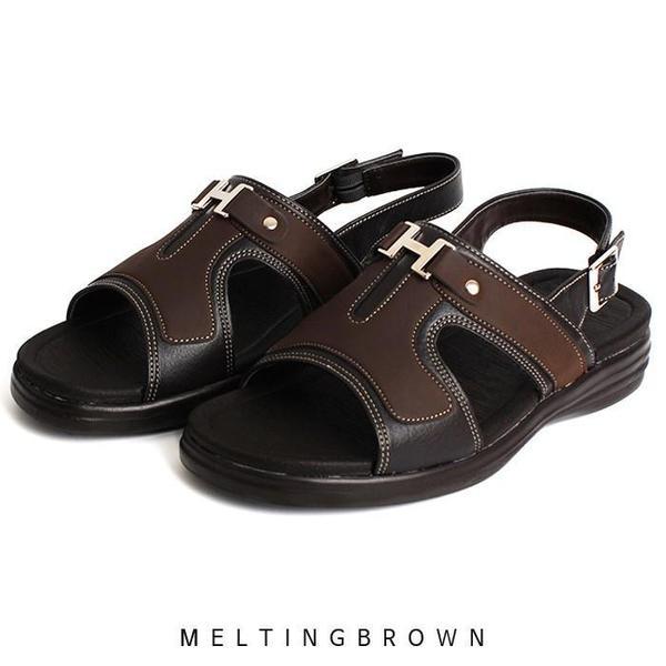 メンズサンダル 男性サンダル 身長アップサンダル メンズ革サンダル MX23