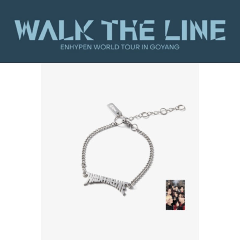 アイドル ENHYPEN WALK THE LINE chain bracelet ENHYPEN - Chain Bracelet [World Tour 'WALK THE LINE