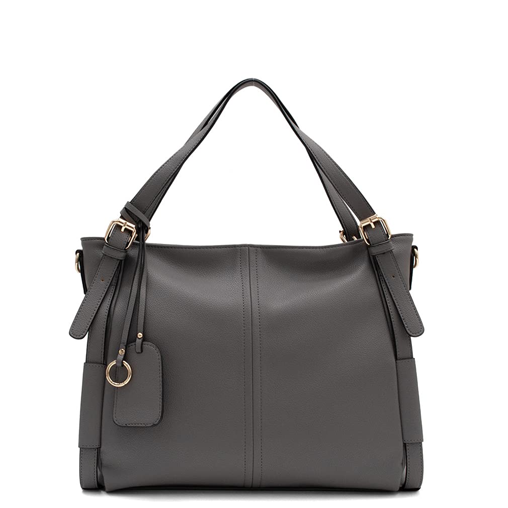 [VITAFELICE] ヴィータフェリーチェ ベルトハンドル 2way トート バッグ レディース bsib-p3702x (チャコール)