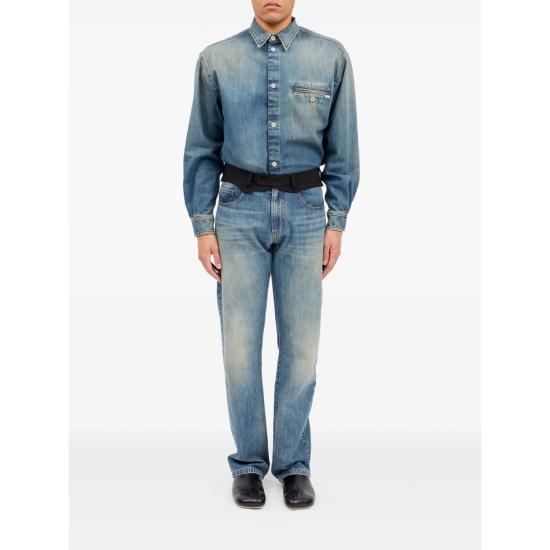 MM6 MAISON MARGIELA Men Denim Pants M30055 SH0LA0032 961 BLUE BLACK