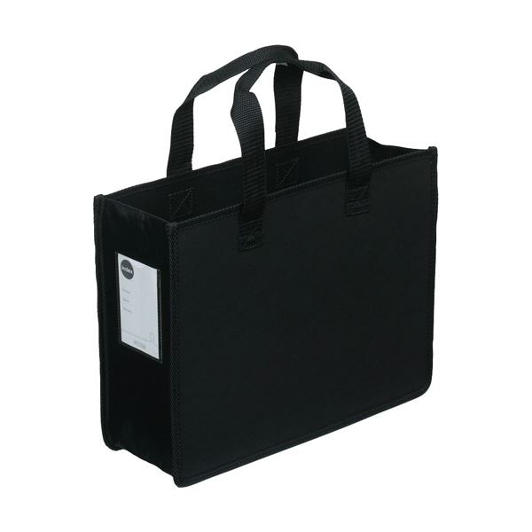 （まとめ）サクラクレパス ノータムオフィス・トートバッグ J（自立タイプ） ブラック UNT-A4J#49 1セット（5個） (×3セット)