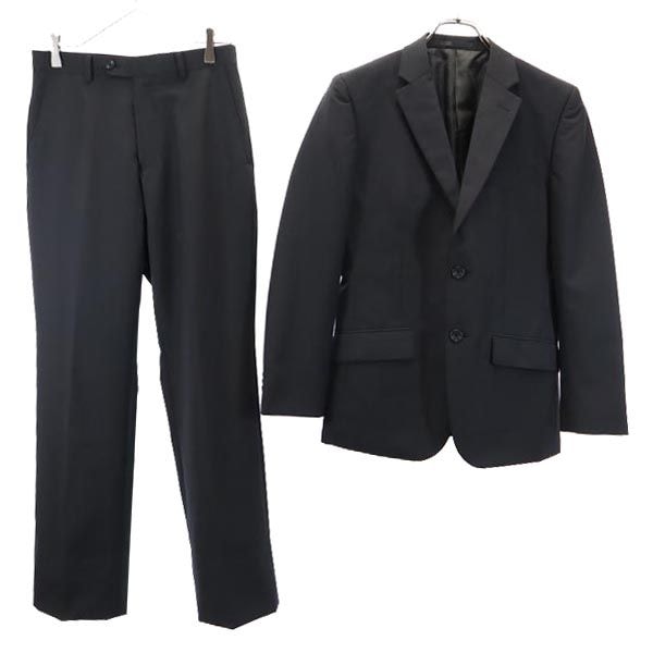 ムッシュパコ ウールブレンド ストライプ柄 スーツ 上下セットアップ Y4 黒 MONSIEUR PACO テーラードジャケット ロングパンツ メンズ 5,114円
