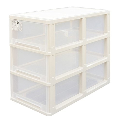 天馬 キャスター付きで押し入れをすっきり整理できる衣装ケース 日本製 ビュートケース3段 タンス 収