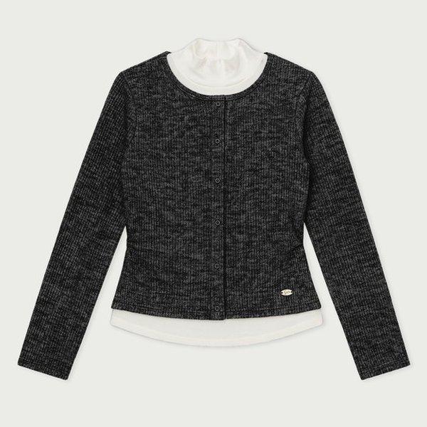 女性レイヤードタートルネックTシャツ10540-131-827-12-090_us 5,036円