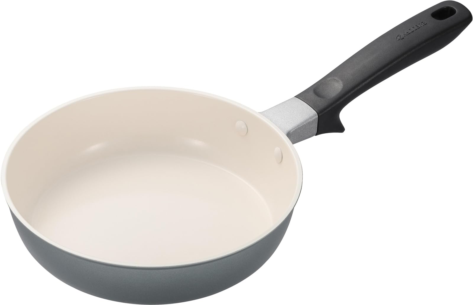 京セラ セラブリッド PFAS 鉛 カドミウム フッ素 不使用 セラミック 加工 フライパン 20cm ガス火専用 焦げ付きにくい 油使用 中火以下 カームグリーン CF-G20D-WGR