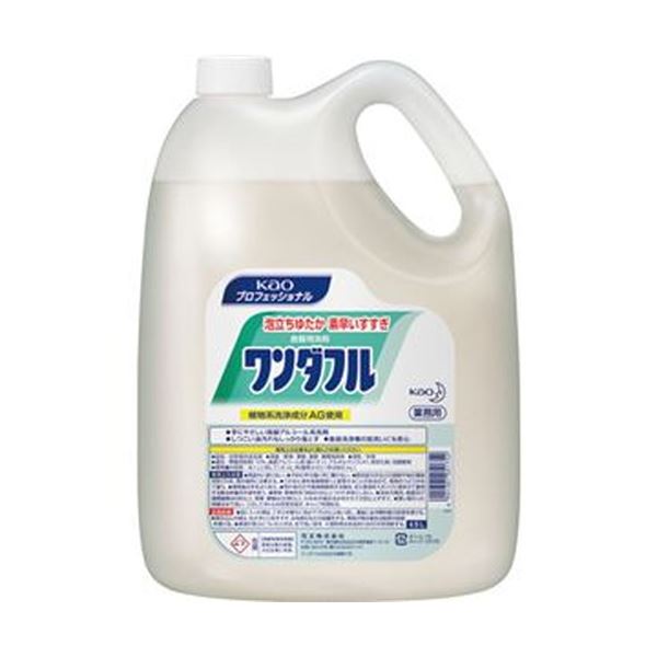 （まとめ）花王 ワンダフル 業務用 4.5L 1本(×10セット)