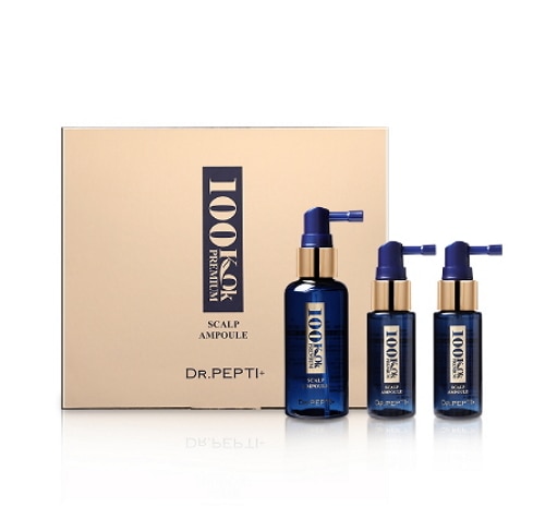 ドクターペプチ Dr. Pepti 100k OK Premium Scalp Ampoule 70ml + 30ml + 30ml