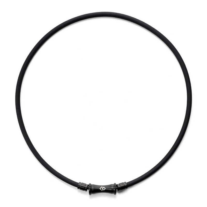 コラントッテ　TAO ネックレス RAFFI(Mサイズ) Colantotte マットブラック　ABARV53M