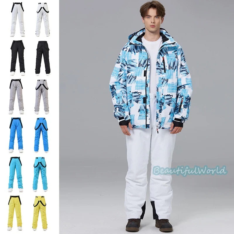スノーボードウェア上下スキーウェア上下セットメンズスノボウェアジャケットパンツスノーウェア撥水防風保温雪遊び快適