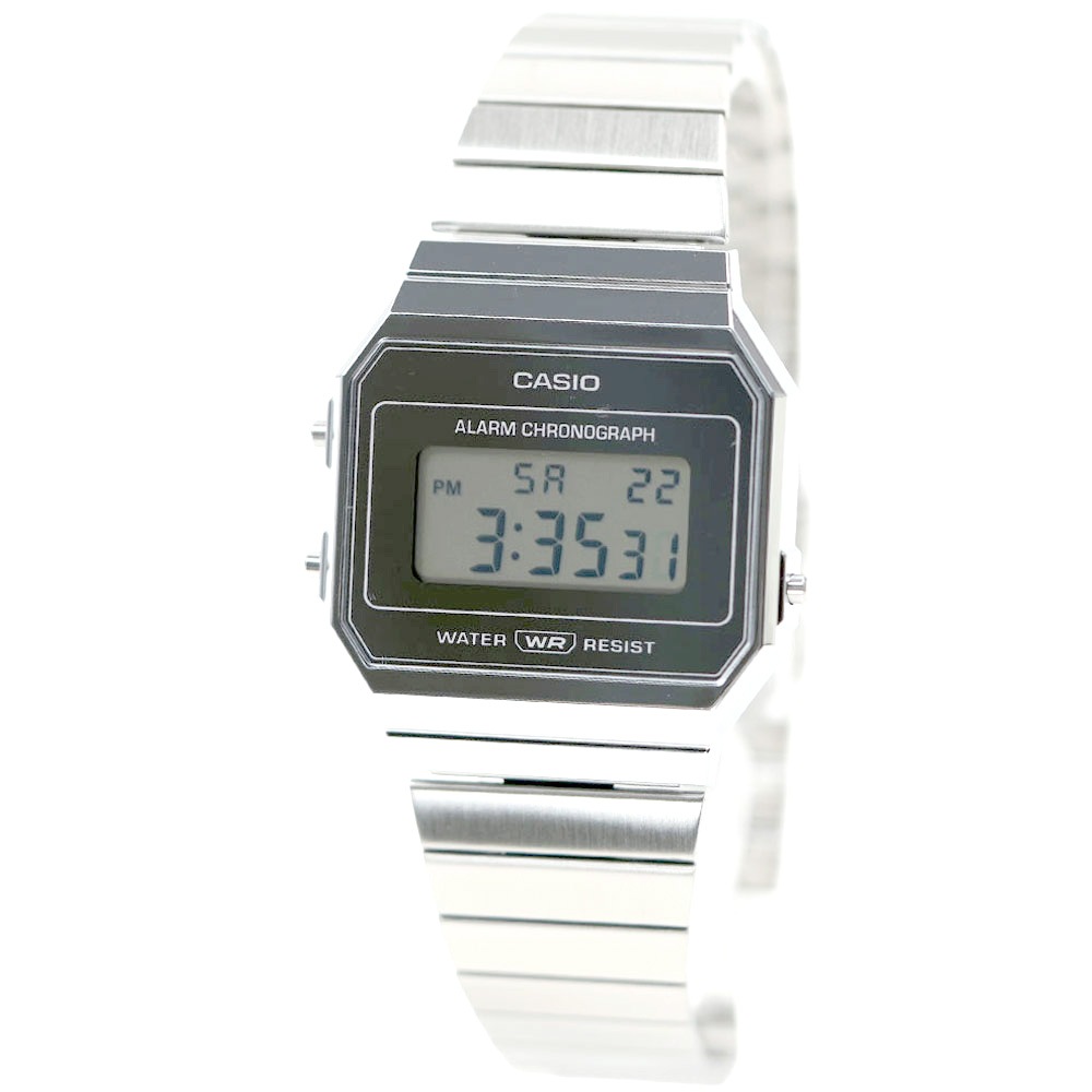 カシオ CASIO 腕時計 メンズ レディース ユニセックス デジタル シルバー カラー A700WEV-7AEF