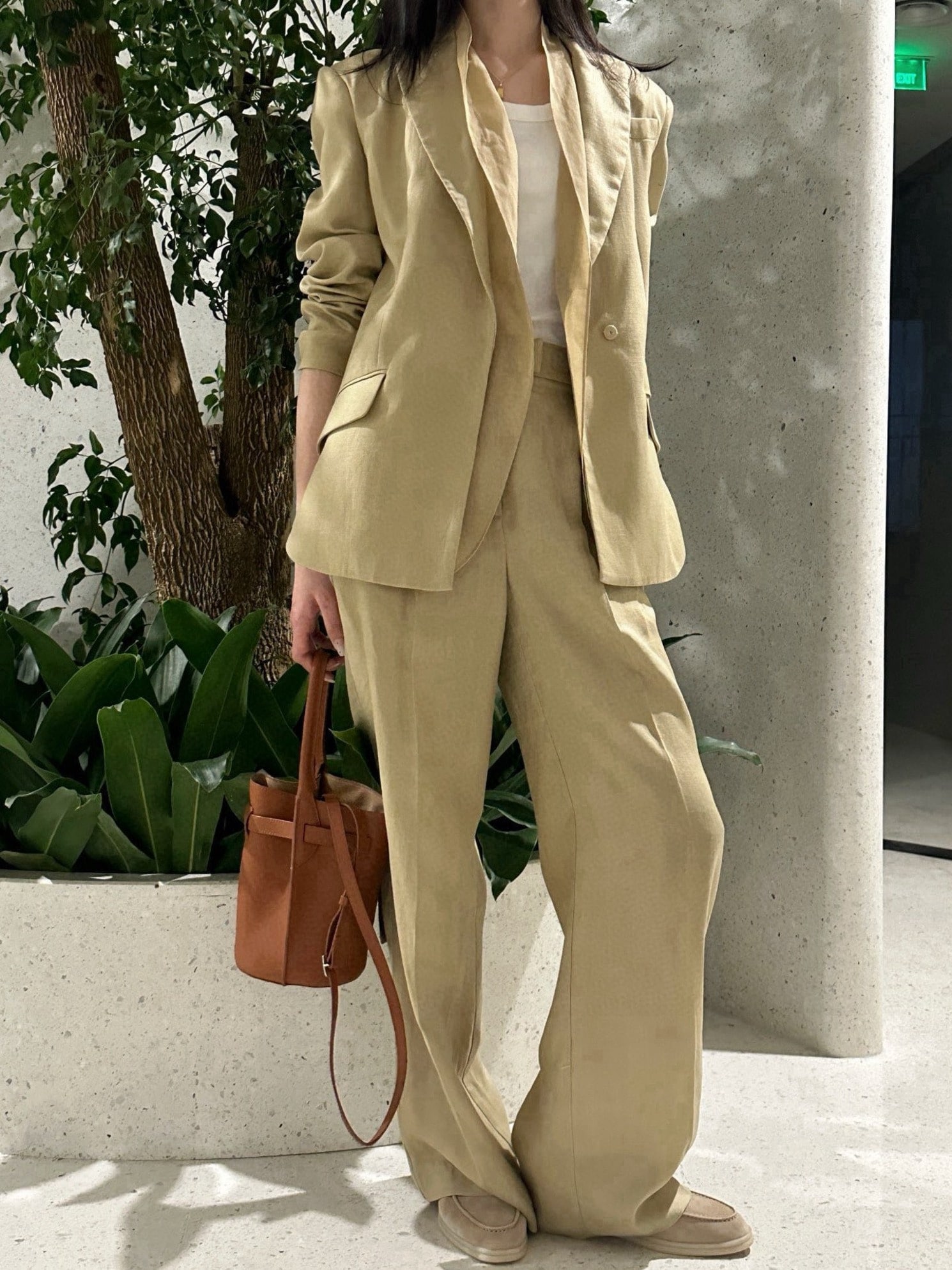 サンドリネンベルトスーツセットアップ 24,747円