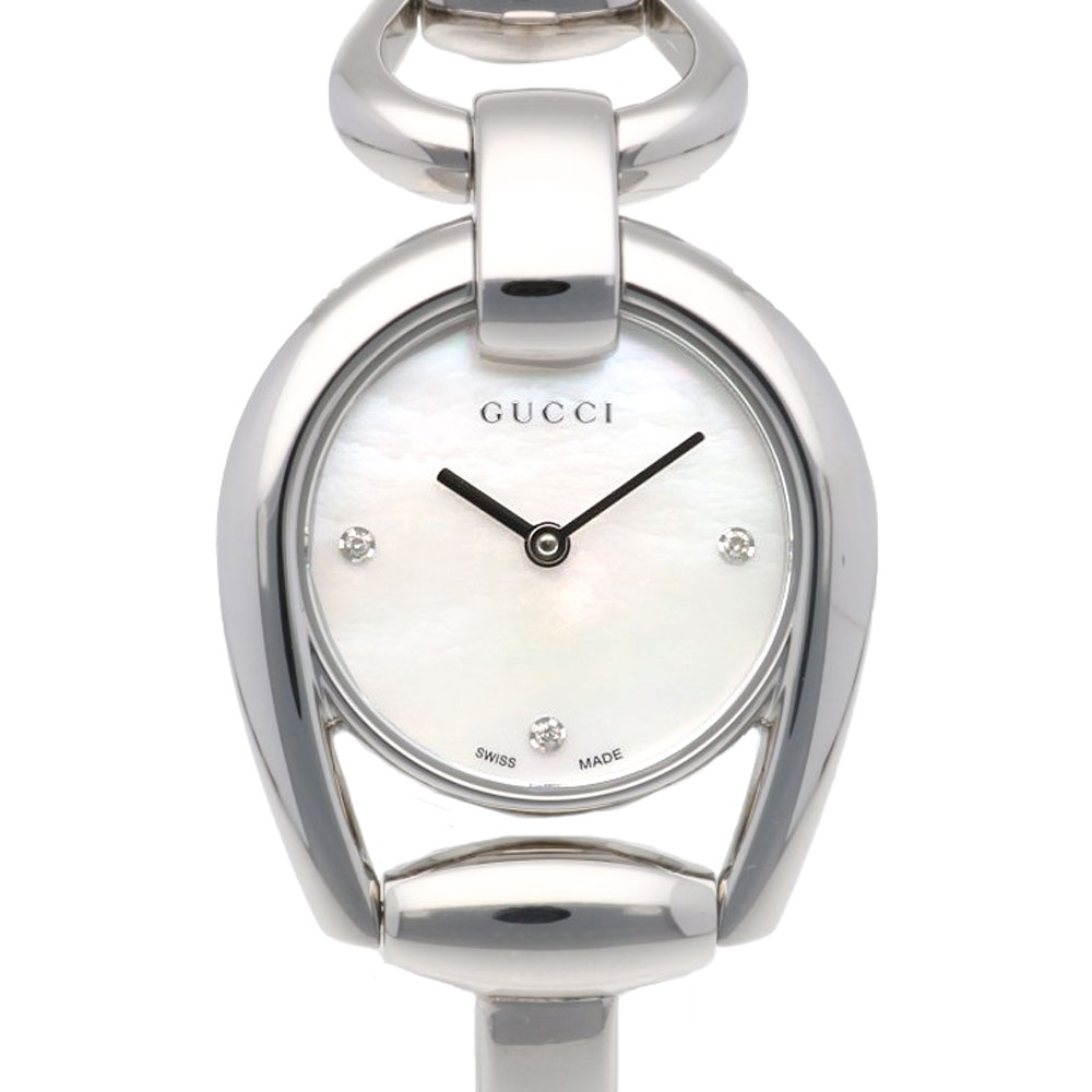 グッチ ホースビット 腕時計 ステンレススチール 139.5 クオーツ 1年保証 GUCCI 中古 美品