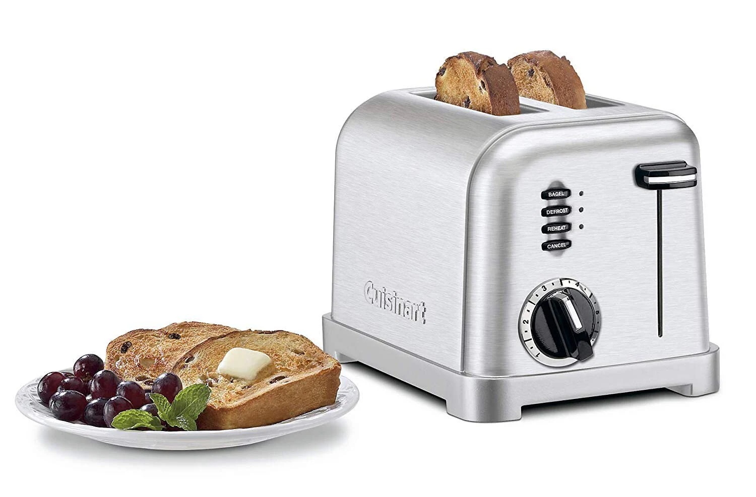 Cuisinart CPT-160BKS メタルクラシックトースター 2-Slice Black S