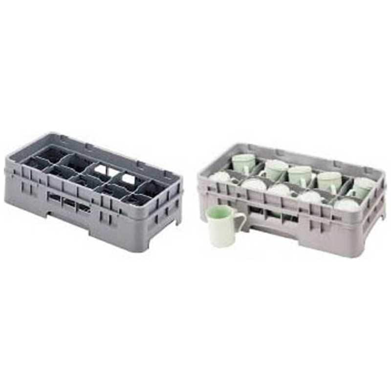 CAMBRO 10仕切カップラック ハーフ 10HC414 1個 62-6593-87