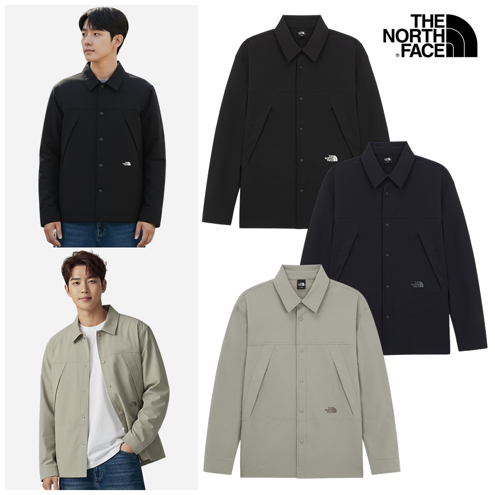 送料無料 THE NORTH FACE MS STRIDE SHIRTS NH8LR53 ザノースフェイス 韓国正規品 メンズ シャツ ルーズフィット アウター 男性 紳士服