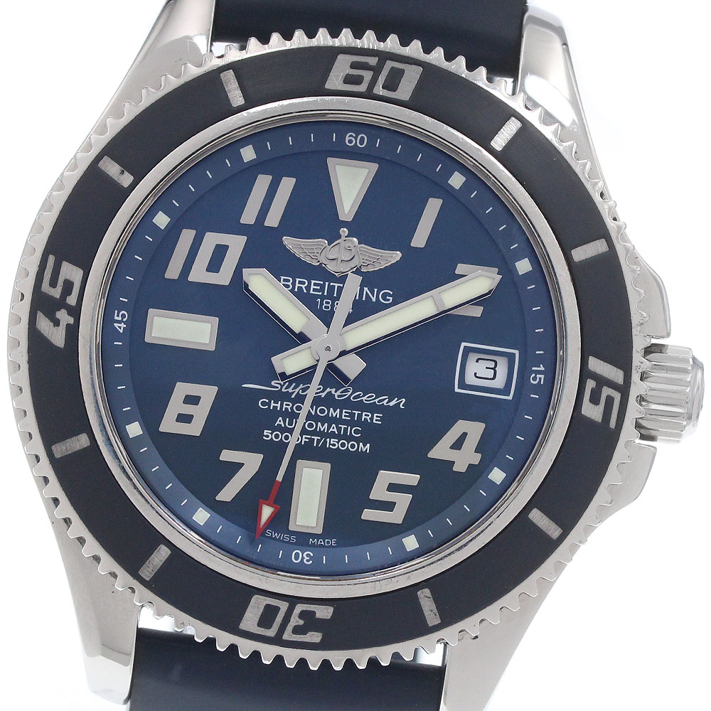 ベルト訳あり ブライトリング BREITLING A17364 スーパーオーシャン42 デイト 自動巻き メンズ _958278【中古】