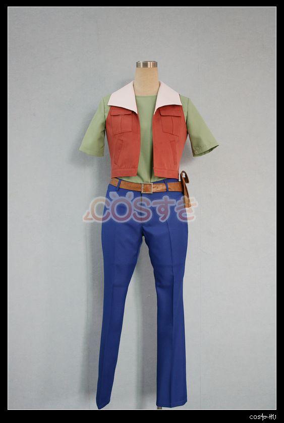 【短納期】MOBILE SUIT GUNDAM 機動戦士ガンダム00 ダブルオー ロックオン・ストラトス Lockon Stratos 私服 コスプレ衣装 コスプレ衣装