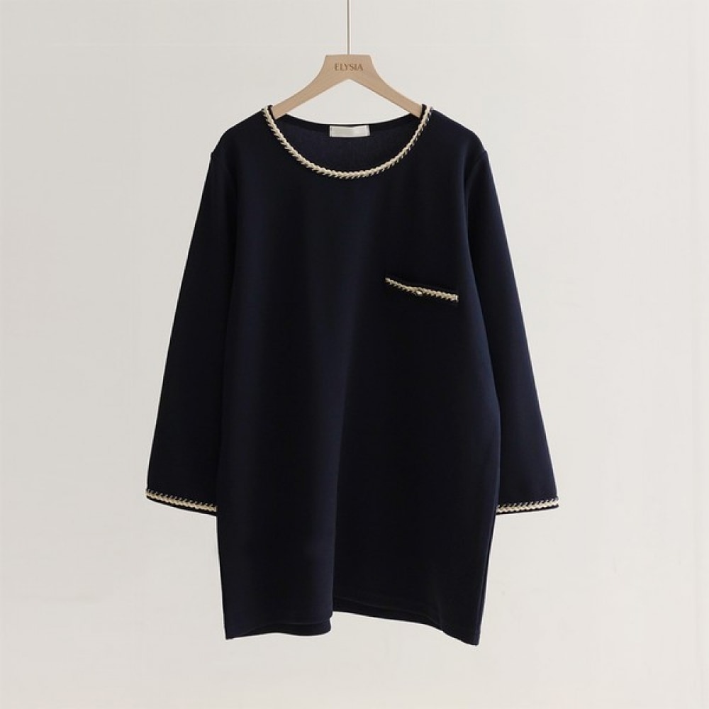 (Elysia) ダグデイリーゴールドチェーン T シャツ