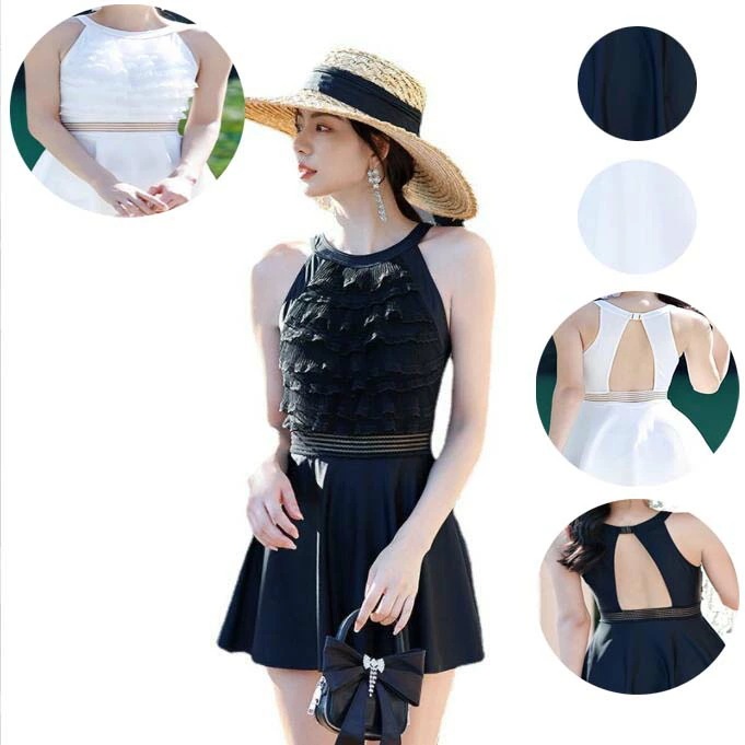 送料無料 韓国風 水着ワンピース ビキニ 水着 オールインワン 小胸 美胸 レディース ミズギ 大きサイズ みずぎ ワイヤーなし 体型カバー パッド付き 女性用 タンキニ ママ 体型カバー 温泉 背中