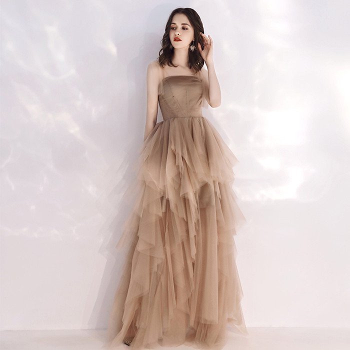 演奏会用ドレス ロングドレス カラードレス パーティードレス ウェディングドレス 発表会 結婚式 ピ