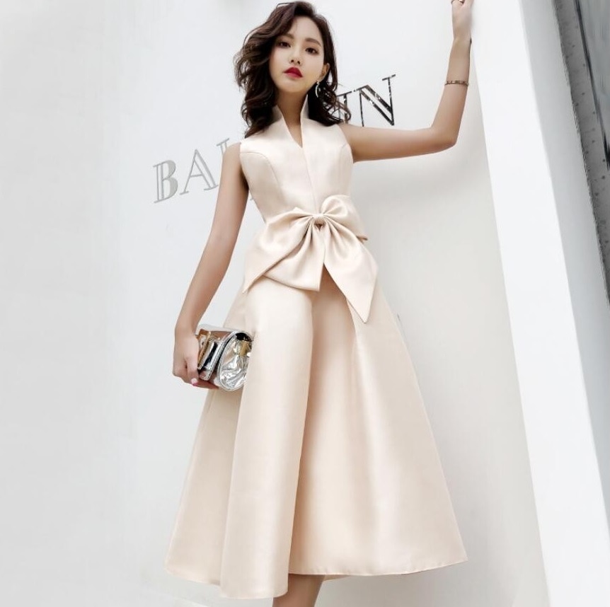 カラードレス 演奏会 Long dress パーディードレス ミモレドレス Aラインワンピース ウエディングドレス ステージ衣装 プリンセス オペラ声楽 成人式 花嫁 忘年会 結婚式 ピアノ 20代